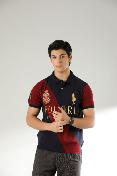 RL Imported Polo Navy Mehroon