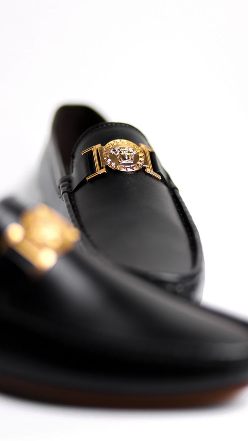 Versac Leather Loafers