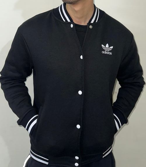 Adi Imported Varsity Jacket - Black
