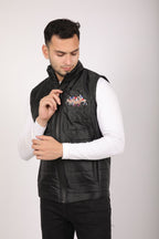 RL Triple Half Sleeves Jacket - BLACK