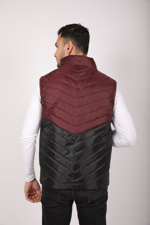 Nik Premium Half Sleeves Jacket - Mehroon