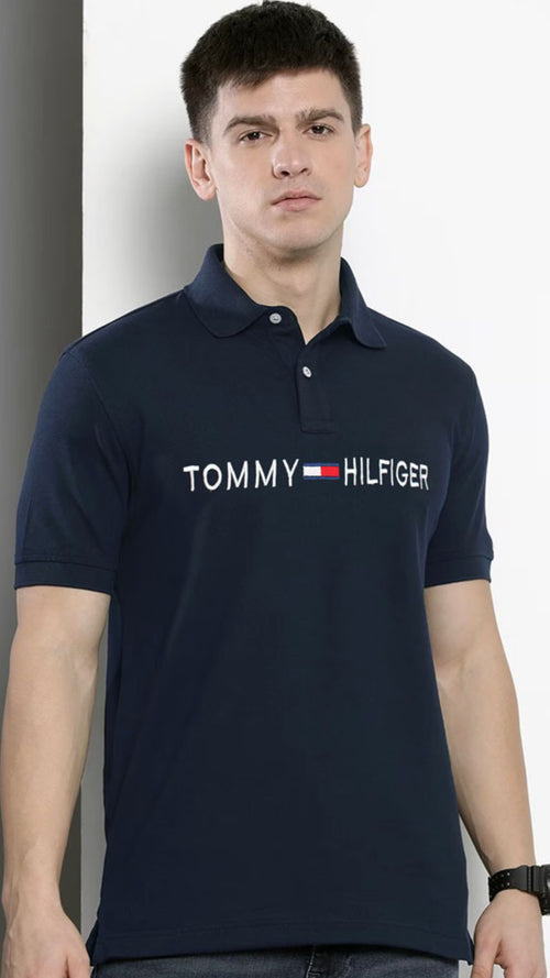 TH EMB Exclusive Polo - Navy